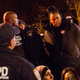 A protester is arrested on Dec. 3, 2015, for blocking traffic outside Gracie Mansion, the traditional home of New York City mayors, while calling for further action against Daniel Pantaleo, the New York Police Officer who used a New York Police Department-banned choke hold and killed Eric Garner while detaining him in 2014.